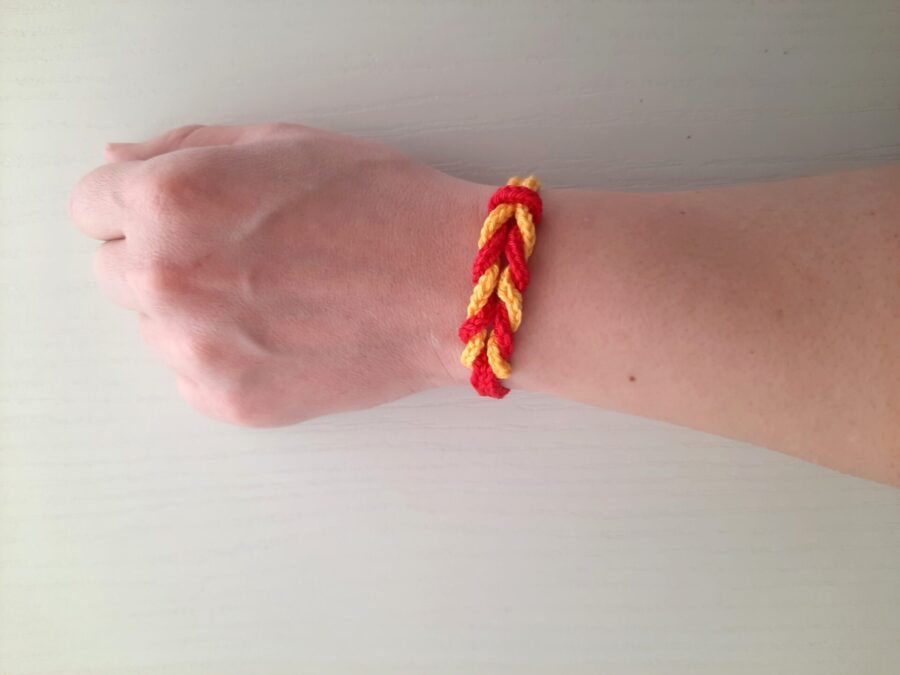 Bracelets you can make with the lucet, easy tutorial